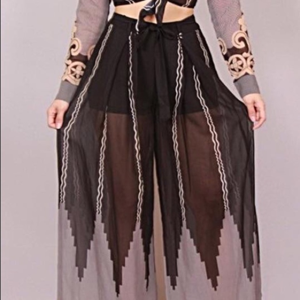 2 Pc Matching shear pant set